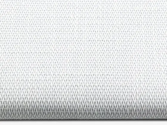 TOP Roma Blackout roller shade fabric swatch in Ice White (183000)