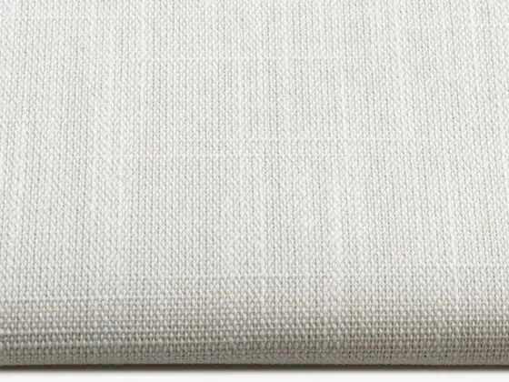 TOP Roma Transparent roller shade fabric swatch in Off White (83001)