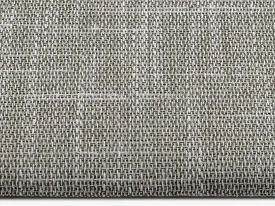 TOP Roma Transparent roller shade fabric swatch in Brindle (83002)