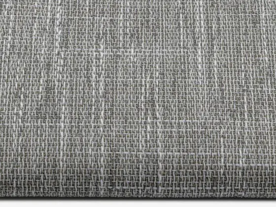 TOP Roma Transparent roller shade fabric swatch in Pebble Stone (83006)