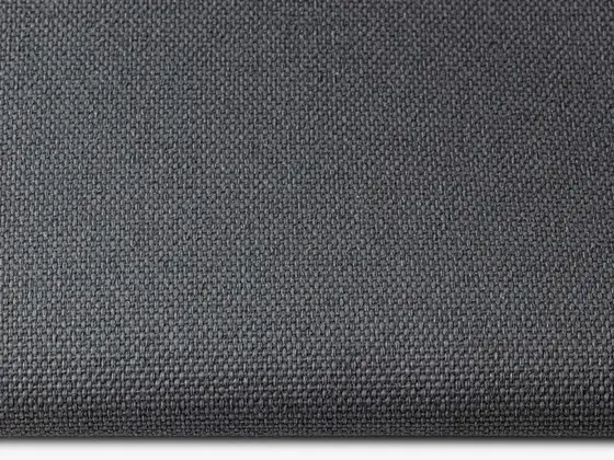 TOP Sorrento Blackout roller shade fabric swatch in Charcoal (166007)