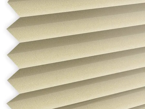 TOP Trento Pleated pleated shade fabric swatch in Nougat (67004-P-20)