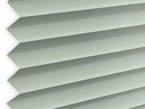 TOP Trento Pleated pleated shade fabric swatch in Light Gray (67006-P-20)