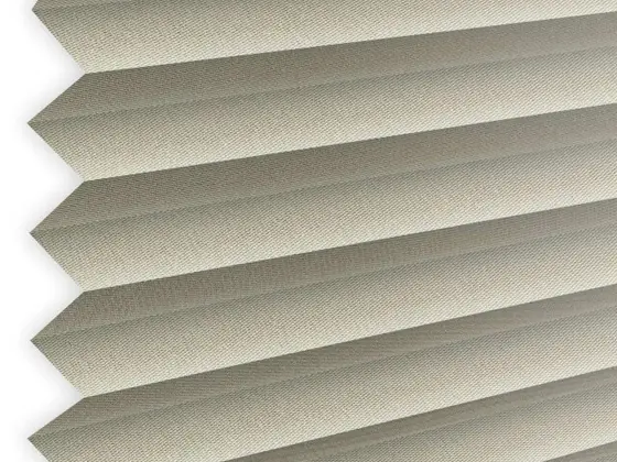 TOP Trento Pleated pleated shade fabric swatch in Moonstruck (67013-P-20)