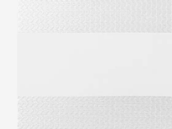 TOP Twinlight Blues zebra shade fabric swatch in Ice White (ECB 280.004)