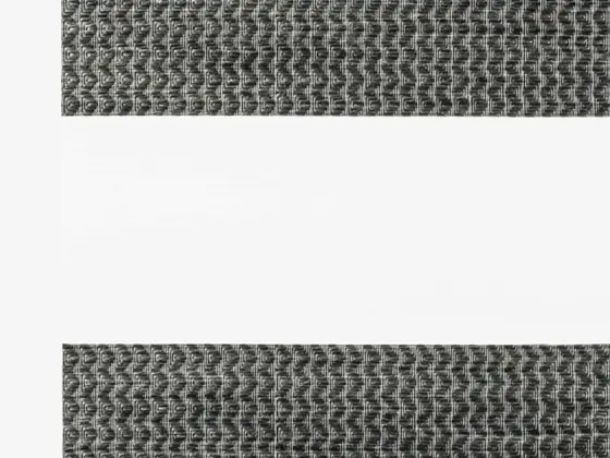 TOP Twinlight Blues zebra shade fabric swatch in Gunmetal (ECB 280.009)