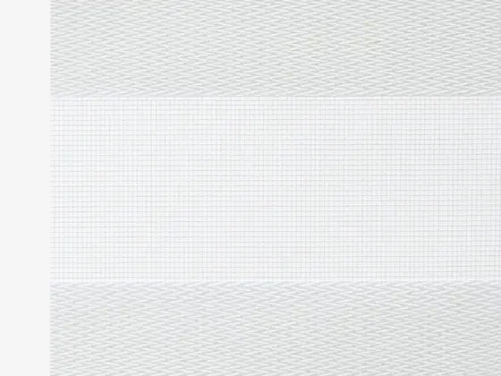 TOP Twinlight C-Screen zebra shade fabric swatch in White (TLSC 280.001)