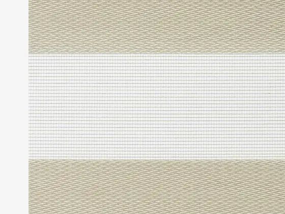 TOP Twinlight C-Screen zebra shade fabric swatch in Beige (TLSC 280.005)