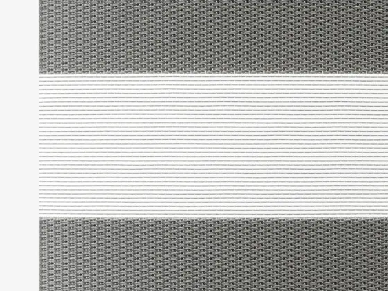 TOP Twinlight C-Screen zebra shade fabric swatch in Taupe (TLSC 280.009)