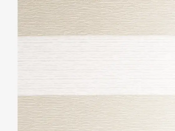 TOP Twinlight Flamenco zebra shade fabric swatch in Ivory (TLF 280.002)