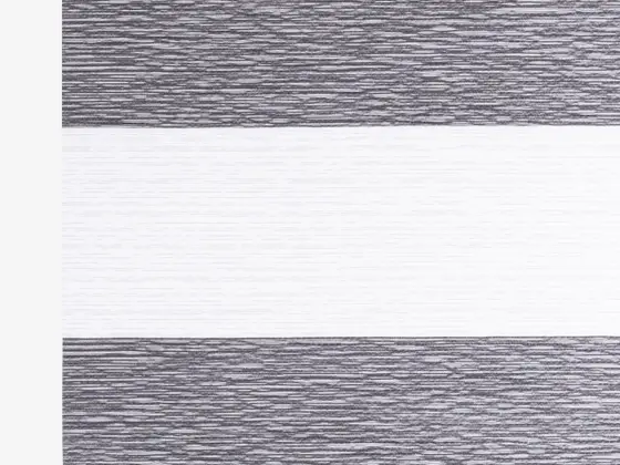 TOP Twinlight Flamenco zebra shade fabric swatch in Gray (TLF 280.004)