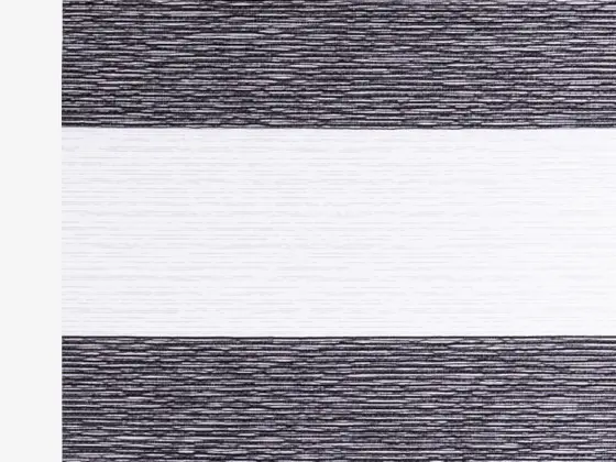 TOP Twinlight Flamenco zebra shade fabric swatch in Anthracite (TLF 280.005)