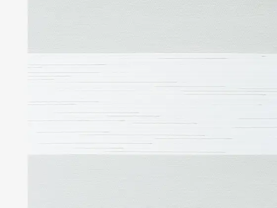 TOP Twinlight Fusion zebra shade fabric swatch in White (ECFS 280.001)