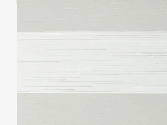 TOP Twinlight Fusion zebra shade fabric swatch in Ivory (ECFS 280.002)