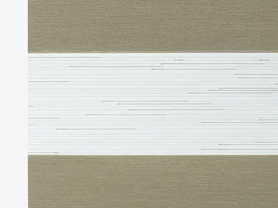 TOP Twinlight Fusion zebra shade fabric swatch in Sand (ECFS 280.003)