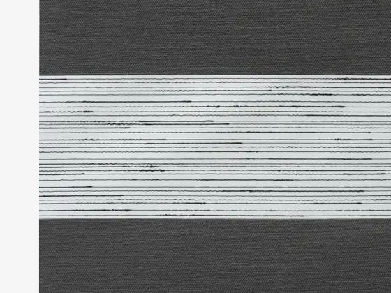 TOP Twinlight Fusion zebra shade fabric swatch in Anthracite (ECFS 280.005)