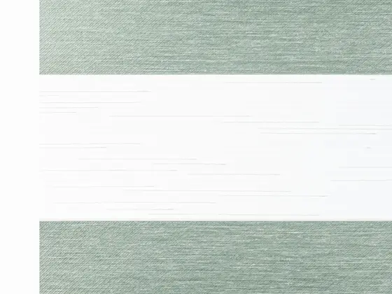 TOP Twinlight Fusion zebra shade fabric swatch in Sea Foam (ECFS 280.008)