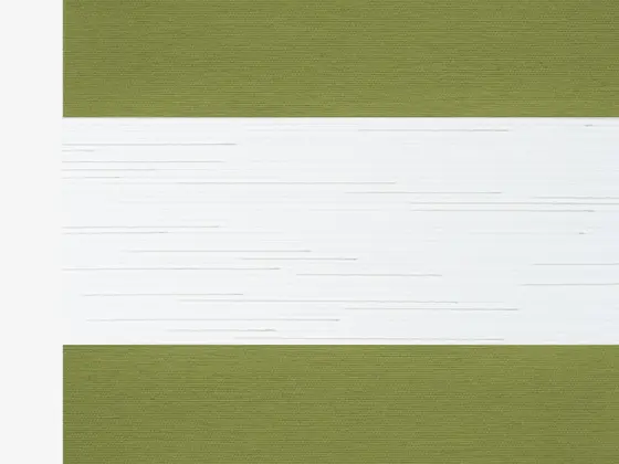 TOP Twinlight Fusion zebra shade fabric swatch in Woodbine (ECFS 280.011)