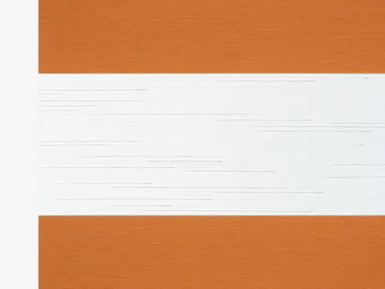 TOP Twinlight Fusion zebra shade fabric swatch in Golden Oak (ECFS 280.013)