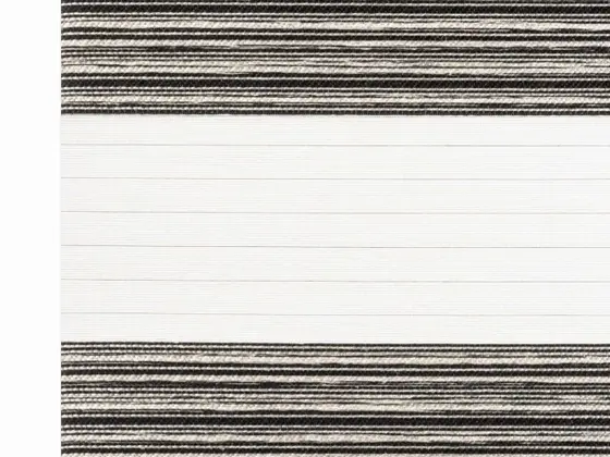 TOP Twinlight Linea zebra shade fabric swatch in Black Onyx (280-008)