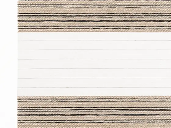 TOP Twinlight Linea zebra shade fabric swatch in Toffee (280-009)
