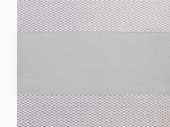 TOP Twinlight Merengue zebra shade fabric swatch in Gravel (280-002)