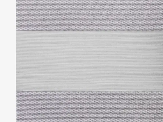 TOP Twinlight Merengue zebra shade fabric swatch in Pewter (280-003)