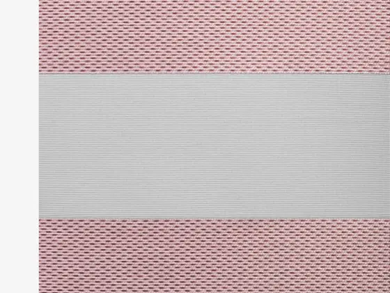 TOP Twinlight Merengue zebra shade fabric swatch in Peach (280-006)