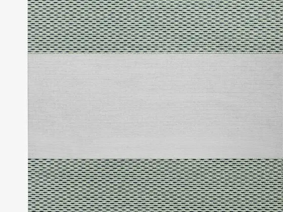 TOP Twinlight Merengue zebra shade fabric swatch in Ecru (280-008)