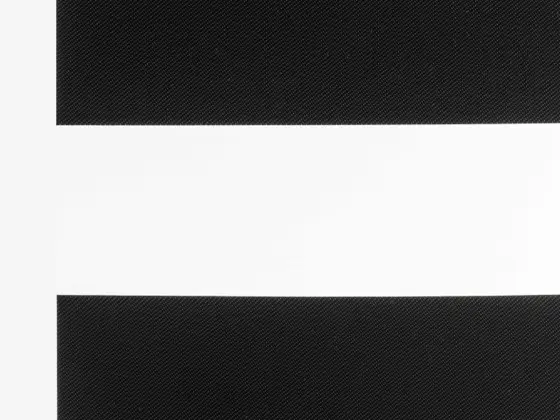 TOP Twinlight Samba zebra shade fabric swatch in Black (ECSM 006)