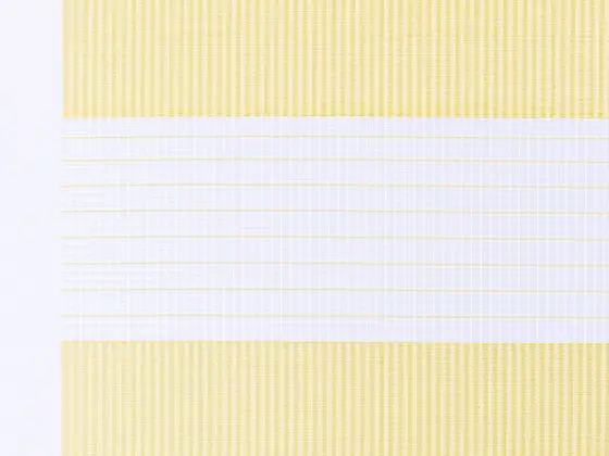 TOP Twinlight Seasons zebra shade fabric swatch in Yellow (TLS 280.008)