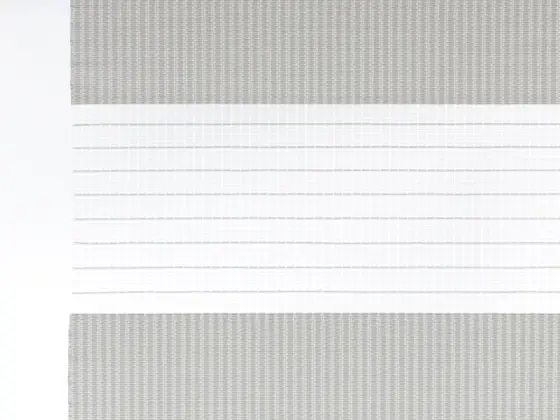 TOP Twinlight Seasons zebra shade fabric swatch in Anthracite Gray (TLS 280.017)