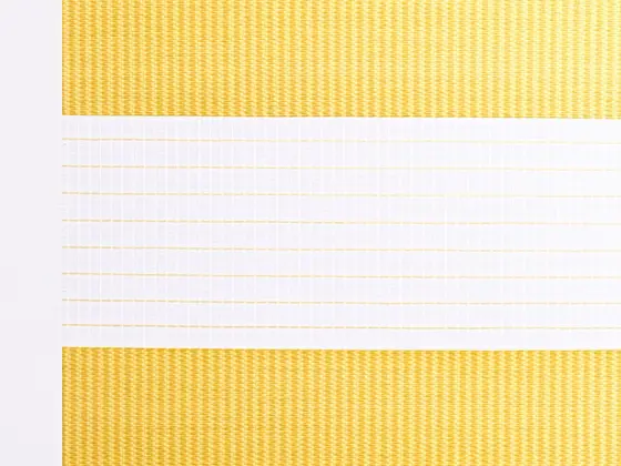 TOP Twinlight Seasons zebra shade fabric swatch in Dandelion (TLS 280.041)