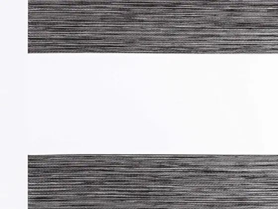 TOP Twinlight Tango zebra shade fabric swatch in Dark Gray (280-016)