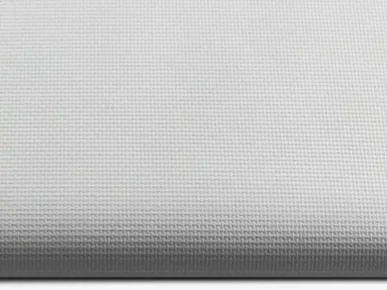 TOP Vinyl Blackout roller shade fabric swatch in White (43001)