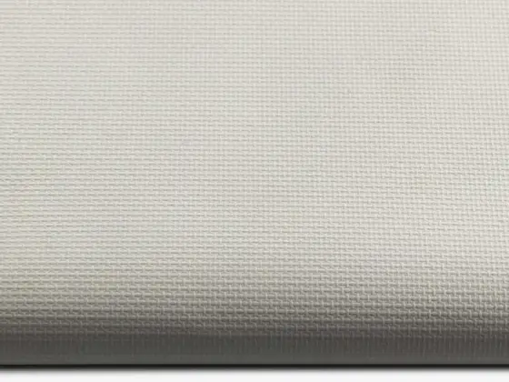 TOP Vinyl Blackout roller shade fabric swatch in Cream (43004)