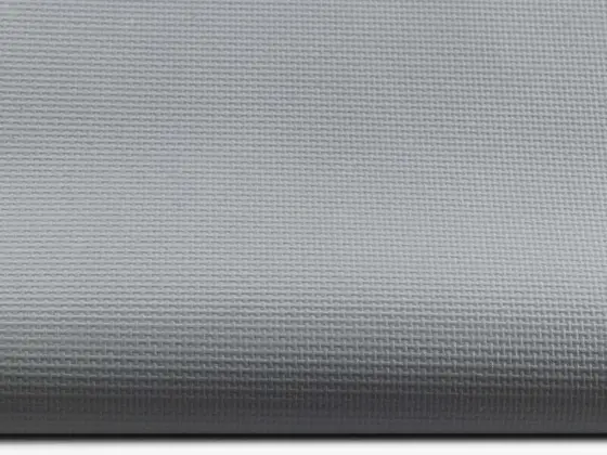 TOP Vinyl Blackout roller shade fabric swatch in Gray (43006)