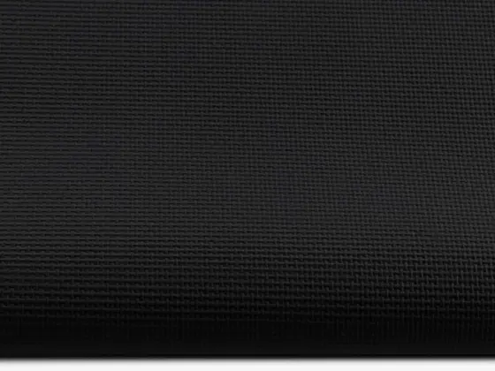 TOP Vinyl Blackout roller shade fabric swatch in Black (43008)
